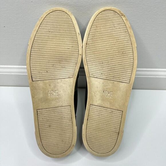 Frye Womens Size 8 Ivy Pewter Metallic Slip-On Leather Sneaker - Picture 4 of 8